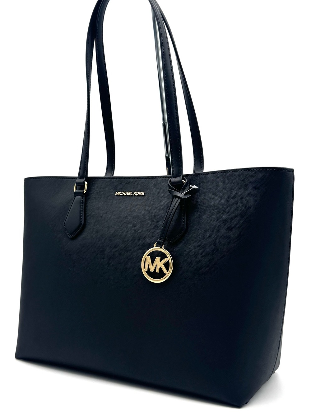 Michael Kors Bag Large Sheila Mf Tote Bag Black/Gold